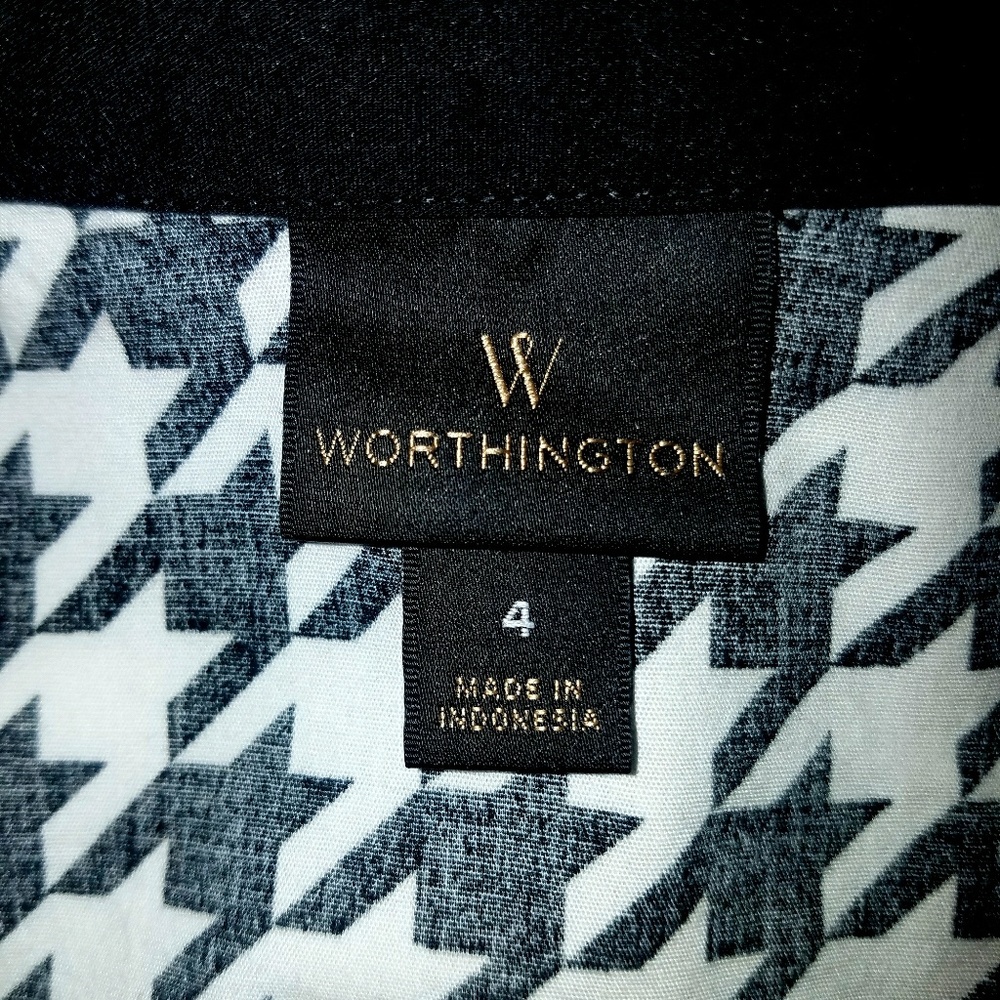 Worthington Houndstooth Button-Down - image 4